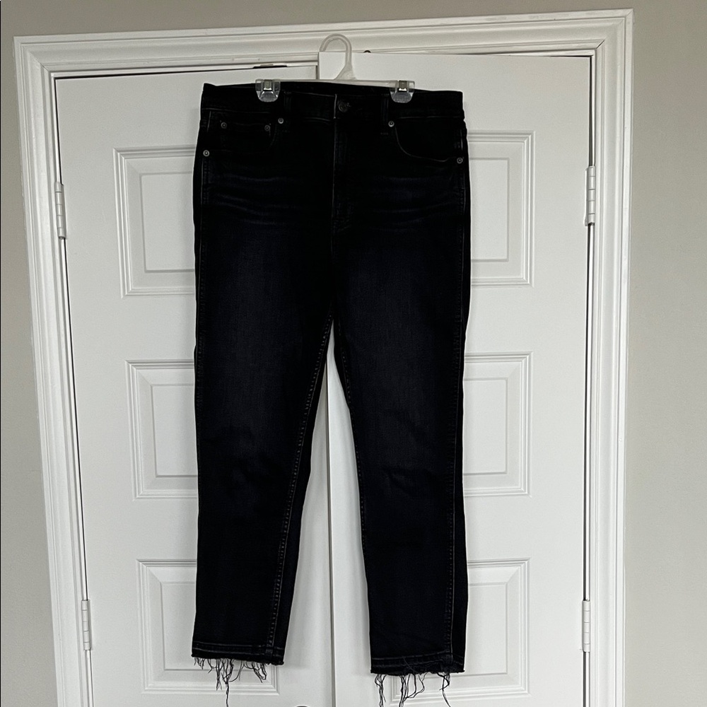 Gap Women’s Black Jeans: vintage slim high rise, size 14/ 32